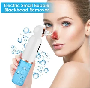 Removedor de espinillas de carga USB de burbuja pequeña, limpiador de Nariz de succión al vacío eléctrico ABS, herramienta de cuidado de la piel facial recargable, Micro