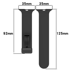 Hoàn toàn mới khóa Thể Thao Silicone cao su từ Watchband cho Apple xem ban nhạc loạt siêu 2 10 9 8765 46mm 38mm - Product Image 3