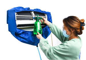 ผ้าคลุมทำความสะอาดเครื่องปรับอากาศ JINBAO ทนทาน พร้อมถุงเก็บน้ำสำหรับทำความสะอาด<span class=keywords><strong>ชุด</strong></span>อุปกรณ์ทำความสะอาดเครื่องปรับอากาศ - Product Image 2