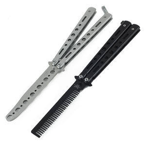 Mini peine de mariposa plegable de alta calidad, venta al por mayor, juguete de Metal, cuchillo de mariposa, entrenador para adultos - Product Image 1