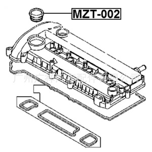 Mazda L3K9-10-2D5A Valve Cover <b>Gasket</b> Nitrile Rubber 2005-2014 Replacement Part - Product Image 5