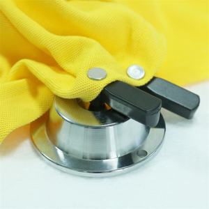 100 pièces d'étiquettes antivol rigides noires de 46 mm pour vêtements, étiquettes de sécurité AM 58 kHz pour la prévention des pertes de vêtements - Product Image 2