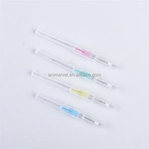 18G 16G 20G 24G 26G jarum obat hewan sekali pakai jarum arteri & vena Indwelling Iv kanula dengan sayap Set Iv G14 anjing kucing - Product Image 3