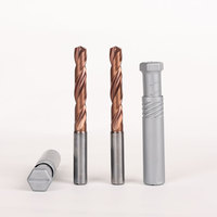 Foret en carbure de tungstène, massif, pour outils de machine CNC, 1 pièce,