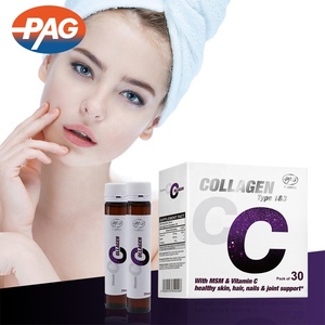 Potente integratore di bellezza della pelle 10,000 Mg idrolizzato collagene peptidi Msm vitamina C liquido orale bellezza bevanda al collagene - Product Image 3