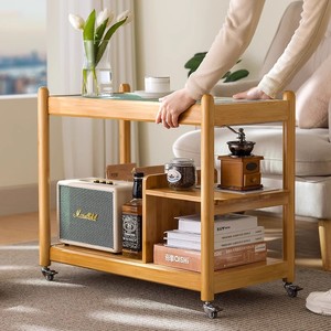 Movable <b>side</b> <b>table</b>, small <b>table</b>, coffee <b>table</b>, sofa <b>side</b> cabinet, square <b>table</b>, simple home use, bedside <b>table</b>, trendy mini - Product Image 3
