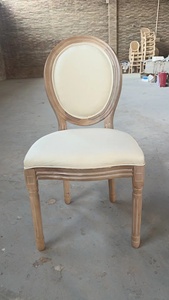Silla Apilable Louis de Madera de Abedul Maciza con Respaldo Tapizado <span class=keywords><strong>para</strong></span> Conferencias Profesionales y Salas de Eventos - Product Image 6