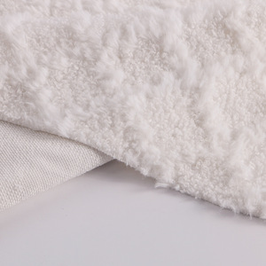 Nuevo Diseño 2026, Tela Bordada con Pelo de Conejo <span class=keywords><strong>Bulgari</strong></span> 100% Poliéster, Apta para Juguetes y Almohadas - Product Image 5