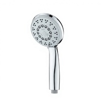 Douche à main ronde intégrée à haute efficacité avec un changement de vitesse multi-équipements fluide et un débit stable pour les salles de bain d'appartements
