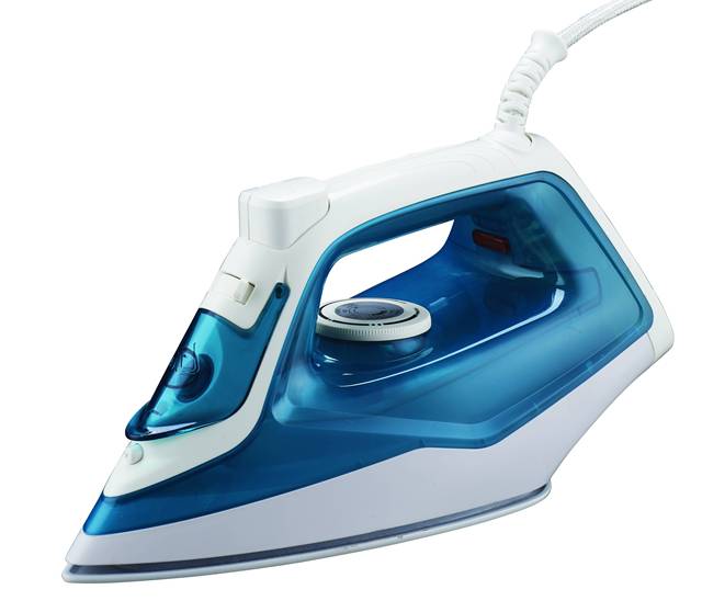 2000W Stainless Steel Electric Iron Self-Cleaning Anti-Drip Anti-Calc Burst Steam Auto-Off Hot Ceramic Soleplate CB/CE Certified