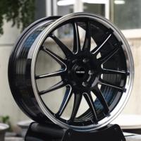 TITAN FORCE 17 18 Zoll 6x139.7 Offroad-Felgen LKW-Räder Maßgefertigte Schmiedefelgen Glanzschwarz mit bearbeiteter Felgenkante für Prado Ford Ranger