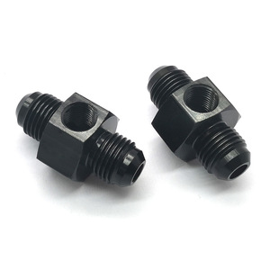 Collecteur de refroidissement d'huile en aluminium Jiax, raccord en T AN3 AN20, double filetage mâle, trou latéral 1/8 NPT pour tuning automobile - Product Image 2