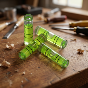 Nivel de burbuja portátil de bolsillo, vial cilíndrico pequeño de vidrio con escala clara para carpintería - Product Image 3