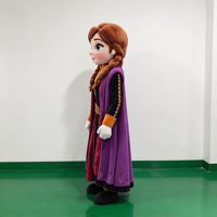 Costume de mascotte de princesse personnalisé pour adulte, costume de personnage de dessin animé en peluche pour la promotion d'événements, la publicité de la marque