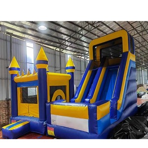 Hot bán nhỏ <span class=keywords><strong>Inflatable</strong></span> Bouncer lâu đài trò chơi cho trẻ em <span class=keywords><strong>Inflatable</strong></span> Nhà Bên nhảy nảy và trượt Combo ngoài trời - Product Image 2