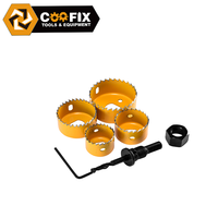 COOFIX CFA-33100 Trou Ouvre Bois Double En Métal Universel Perforé En Plastique Peau scie