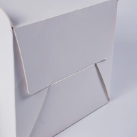 Boîte à gâteau pliable en carton blanc personnalisée en gros, recyclable, avec logo, pour anniversaire, emballage de gâteau, prix bas, boîte à gâteau imprimée sur mesure
