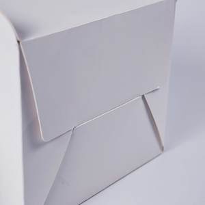 Custom Wholesale Folding White Cardboard Cake <b>Box</b> Recyclable logo Birthday Cake Packaging <b>Box</b> Low Price Custom Printed Cake <b>Box</b> - Product Image 2
