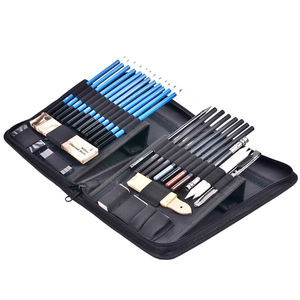 Bán Chạy Trên Thị Trường Bộ 40 Chiếc Bút Chì Phác Thảo Và Vẽ Trong Hộp Nylon Bật Lên - Product Image 1