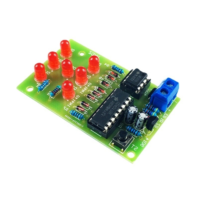 OKYN-G5277 DIY Soldering Kit Electronic Dice with Flashing LEDs STEM Educational Electronics Project for Beginners