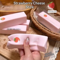 Jouet en caoutchouc souple à remontée lente Kawaii - Boulette de beurre et fromage anti-stress pour filles et garçons de 5 à 7 ans, idéal pour les fêtes