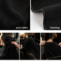 Serviettes de salon en coton résistantes à l'eau de Javel pour la coiffure, personnalisables avec logo, vente en gros