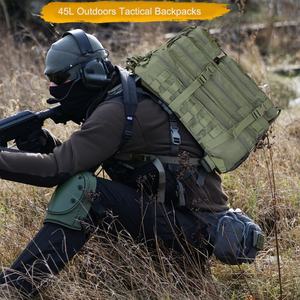 Nouveau design, sac à dos de randonnée de grande capacité 50L, sac à dos d'assaut de 3 jours, imperméable, Oxford durable, sacs à dos tactiques Molle - Product Image 6