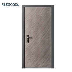 Delante de la casa principal de la puerta de <span class=keywords><strong>entrada</strong></span> diseños puertas de acero puertas de hecho en china moderno de doble puerta - Product Image 2