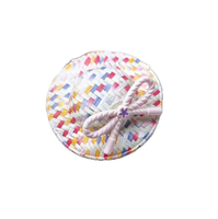 Mignon grand chapeau de paille en plastique avec nœud, accessoire de coiffure pour enfants, soins personnels