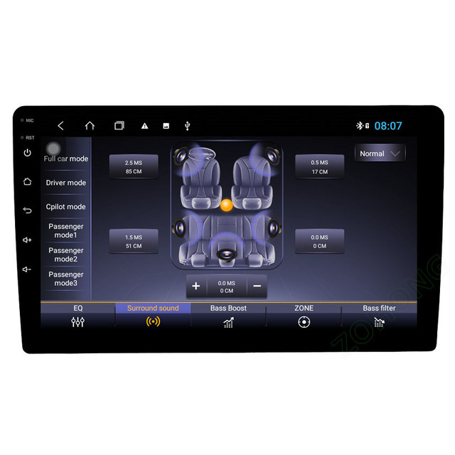10.2 Inch DSP  4G Universal Head Unit Carplay Android Auto Multimedia Video Player Screen Audio Stereo Car Radio GPS Navigation