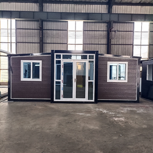 Magasin de crème glacée préfabriqué en acier Casas Prefabricadas Madera 60m petite <span class=keywords><strong>maison</strong></span> bureau de vente conteneur d'expédition de 20 pieds avec garage - Product Image 2