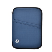 Porte-passeport anti-skimming RFID, sac à documents, porte-cartes, étui de protection imperméable et pochette de rangement de voyage