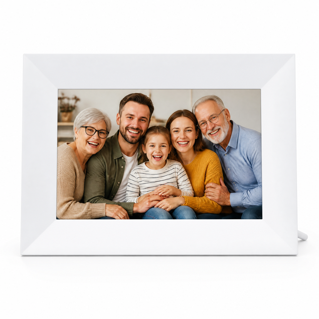 WiFi Digital Photo Frame 7 Inch IPS HD Screen Tuya App Remote Share 16gb Memory Digital Picture Frame for Family Home Wholesale