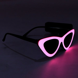 Лидер продаж, креативные светящиеся светодиодные очки на Хэллоуин, неоновые светящиеся солнцезащитные очки для продвижения - Product Image 4