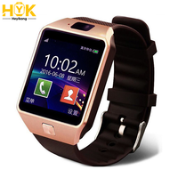Montre connectée DZ09 personnalisable avec carte SIM 3G 4G, écran HD, paiement, suivi d'activité physique, caméra, appel vidéo, réponse aux appels, étanche IP65