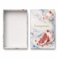 Op maat gemaakte granaatappel cadeaudoos herfstkunstdesign zachte zaadfruit stevige deksel basisverpakking groothandel OEM op maat