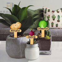 15 étiquettes de nom de plantes en bois, marqueurs de jardin en bois pour légumes, semis, plantes en pot, piquets de jardin, étiquettes de signalisation
