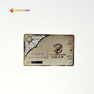 Carte VIP YTS en gros, carte de visite intelligente en métal, conception de carte NFC - Product Image 5