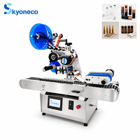 Machine d'étiquetage automatique électrique avec PLC pour l'emballage silencieux de flacons, ampoules et bouteilles pulvérisatrices - Prix usine