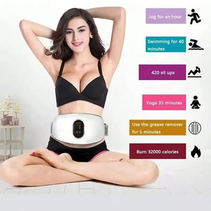 Massage Belt Heating Fitness <strong>Equipment</strong> Home Use Rechargeable Vibrating Machine <strong>Belly</strong> Reduction Multifunctional Waist Massager - Product Image 1