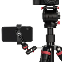 Support de téléphone à dégagement rapide pour photographie horizontale et verticale à 360 degrés chaussure froide en métal flexible pour une utilisation au bureau