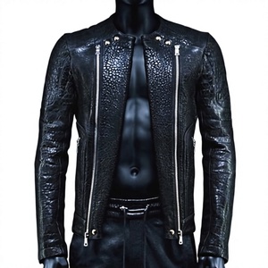SUPREX ENTERPRISES Chaqueta de Moto Reversible de Invierno Unisex de Piel Sintética de Cordero, Impermeable y Ecológica, con Aprobación de Calidad Personalizada - Product Image 4