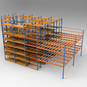 Cantilever Racks Steel Storage Shelving Unit Blue Powder Coated Adjustable Double-Sided Design - Product Image 1