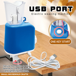 Electric ICord Knitting <strong>Machine</strong>, Automatic DIY Maker Tool with Adequate Tension, Household Yarn Winder for <strong>Crochet</strong> &amp; Knitting - Product Image 4