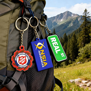 Portachiavi personalizzato personalizzato in gomma morbida Pvc regali promozionali 2D 3D in PVC portachiavi - Product Image 3