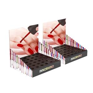 กล่องโชว์สินค้าแบบตั้งโต๊ะสำหรับยาทาเล็บและเครื่องสำอาง ทำจากกระดาษแข็งรีไซเคิล เป็นมิตรกับสิ่งแวดล้อม รับทำตามแบบ พร้อมโลโก้และขนาดตามสั่ง - Product Image 6