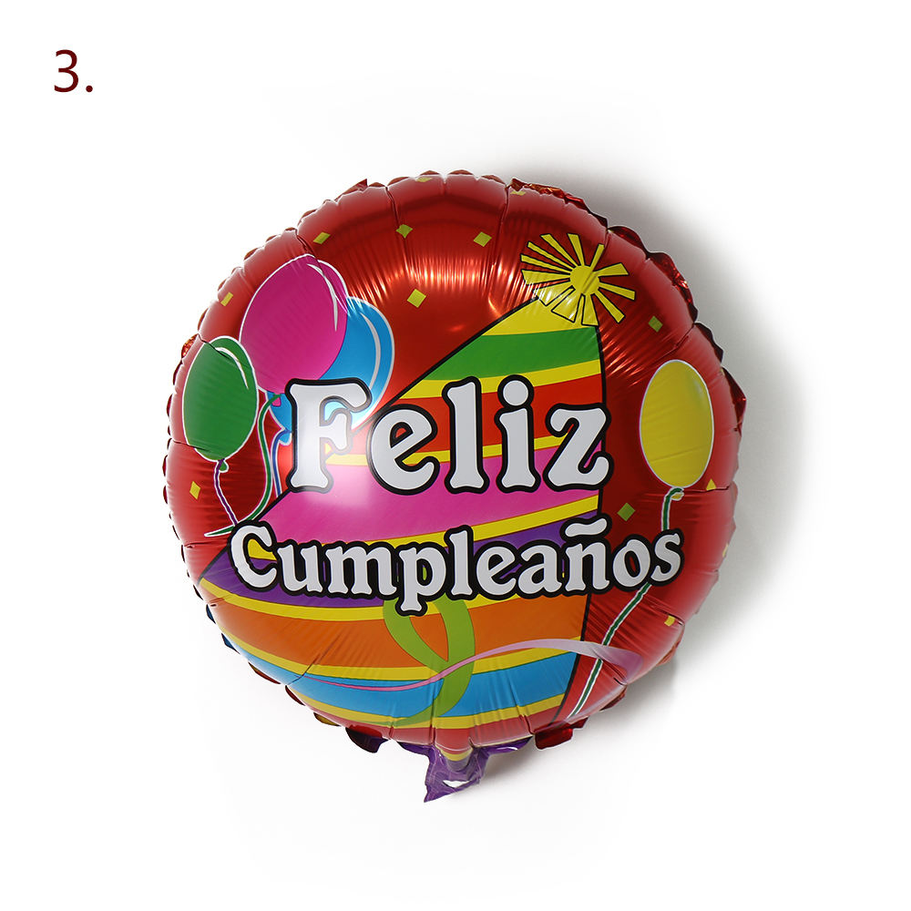 ลูกโป่งฟอยล์ Feliz Cumpleaños 3