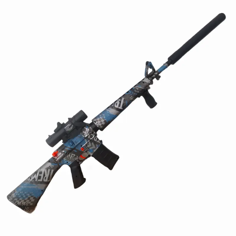 Elektrik jel oyuncak silah M16 su jeli boncuk Blaster Blaster yetişkinler için jel Blaster Gun M416 Bullet elektrikli otomatik Rife silah
