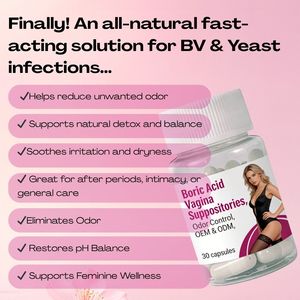 Suppositoires vaginaux à base de plantes chinoises de marque privée, capsules vaginales Yoni à l'<span class=keywords><strong>acide</strong></span> <span class=keywords><strong>borique</strong></span> pour l'hydratation - Product Image 4