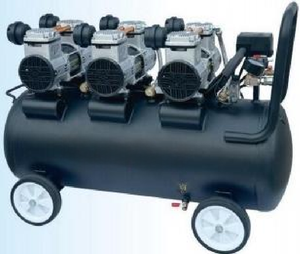 Compresseur d'air silencieux sans huile APCOM 1,5 HP, compresseur à pression constante sans huile pour équipement médical de précision et processus alimentaires - Product Image 1
